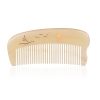 Peekingoose - Hair Comb for Women Sheep Horn Pocket-size Antistatic Scalp Massage 1pc