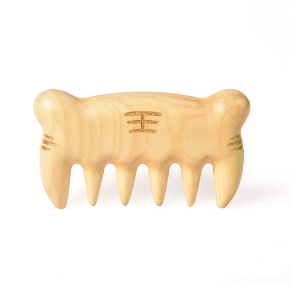 Peekingoose - Wooden Hair Comb Massage Cute Bear