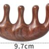 Peekingoose - Massage Comb Wooden Scalp Massager Hair Growth Wood Gua Sha