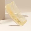 Peekingoose - Hair Comb for Women Sheep Horn Pocket-size Antistatic Scalp Massage 1pc