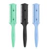 Peekingoose - 3 Pack Haircut Razor Comb- Double Sided Razor, Hair Styling Razor Scissors Comb, Split Ends Hair Trimmer Styler for Thin and Thick Hair Cutting and Styling (Green)