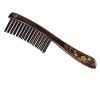 Peekingoose - Wooden Hair Comb Wide-tooth Inserted Teeth for Women Curly Hair