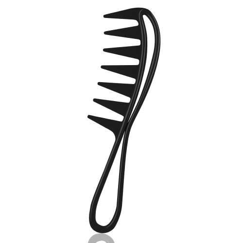 Peekingoose - Wide Tooth Comb, Shark Teeth Hair Combs Professional Salon Afro Hairstyle Tool Anti-Static Hair Styling Accessories for Men Women Styling Wet Wavy Hair Wigs