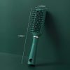 Peekingoose - Detangling Brush Anti-Static Detangler Hair Brush Blow Drying Hairbrush Comb Nylon Bristle Pins Fashion Massage Brushes Wet or Dry All Hair Types Styling Dark Green Color (Vented)
