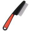 Peekingoose - Stainless Steel Fine Tooth Comb Dandruff Comb, Professional Fine Tooth Hair Comb for Kids and Adults