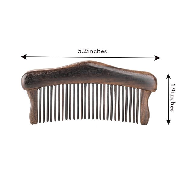Peekingoose - Wood Gift Hair Comb for Women/Men/Kids,Smooth Wooden Gift comb for Baby Teeth Gently Massage Care for Scalp,Anti Static Wood Hair Comb for Gift.