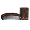 Peekingoose - Anti-Static, Wood Comb with Dragonfly and Lightning