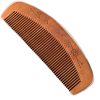 Peekingoose - Pack Peach Comb, Wooden Fine Tooth Comb, Anti-static Hand Carved Pattern Pocket Size Travel Beard Comb, Hair Massage Tool Care Accessories, Suitable for Women, Men, Children