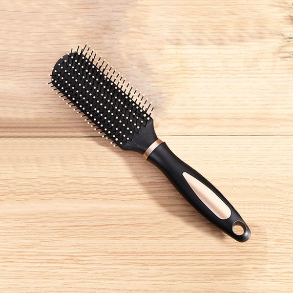 Peekingoose - Anti-Static Massage Hair Brush for Men and Women Adults and Kids Nylon Bristle Pins Brushes Blow Dry Detangle Hairbrush Comb for All Wet or Dry Hair Types Styling - Rectangle
