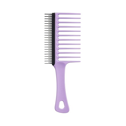 Peekingoose - Tangle Teezer The Wide Tooth Comb for Curly Hair, Double-Sided Detangling Comb for All Hair Types, Wet and Dry Detangling, Lilac