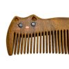 Peekingoose - Anti-Static Wood Shaped Kitty Cat Comb