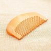 Peekingoose - Peach Wood Wooden Comb Anti-Static Comb Close Tooth Comb 2 PCS