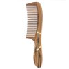 Peekingoose - Anti-Static, Wood Comb with Dragonfly and Lightning
