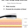 Peekingoose - Scalp Massager, Electric Scalp Massage Brush, Hair Massage Brush, Electric Head Scratcher, Massage Comb with Soft Rubber