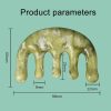 Peekingoose - Jade Comb Jade Hair Comb Guasha Scalp Comb Massage Hair Comb Wide Tooth Comb Jade Massager for Scalp Care, Handheld Head and Meridians Scalp Care Massage Tool, Health Massage (1Pcs)
