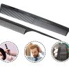 Peekingoose - Professional Teasing Comb, Fine and Wide Tooth Hair Barber Comb, Black Carbon Fiber Cutting / Styling / Hairdressing Comb For All Hair Types