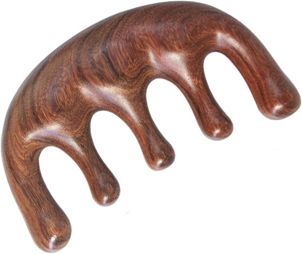 Peekingoose - Massage Comb Wooden Scalp Massager Hair Growth Wood Gua Sha