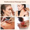 Peekingoose - 2 Pack Wooden Scalp Massage Comb ,Comb Massage Comb Hair Massager Scalp Face Massage Comb Head Tool Meridians Scalp Massage Natural Wood Comb
