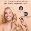 Peekingoose - Wooden Scalp Massage Beauty Comb, No Static Handheld Wide Tooth Hair Comb Gua Sha Meridians Massager Body Massage Tool for Women Men hair care, Acupoint Massage, neck, facial (Style-A)