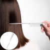 Peekingoose - Metal Rat Tail Comb Stainless Steel Hair Combs Flat Top Fine Cutting Comb Teasing Pin Tail Barber Comb with Parting Tip, Rat Tail Comb with Metal Pick for Hair Stylist Women Men