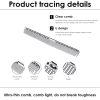 Peekingoose - Aviation Aluminum Metal Cutting Comb Hair Hairdressing Barbers Salon Professional Combs