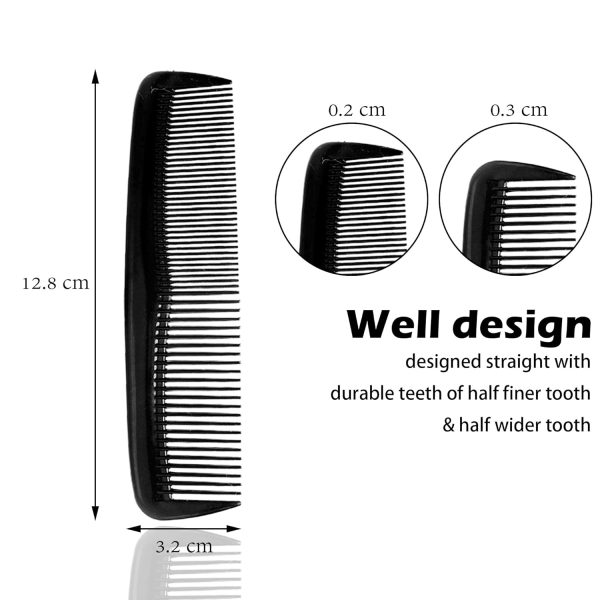 Peekingoose - Hair Care 4-Pack Comb - Not Breakable - mens comb/fine tooth comb