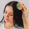 Peekingoose - Scalp Massager,Head Scalp Comb,Jade-Wooden Comb for Head Stress Relax Massage Tool for Hair Growth Relieve Headaches