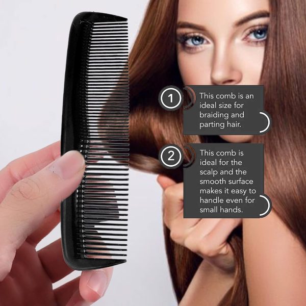 Peekingoose - Hair Care 4-Pack Comb - Not Breakable - mens comb/fine tooth comb