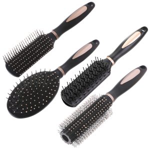 Peekingoose - 2Pcs Detangling Hair Brush for Women - Soft Hair Brushes for Long Hair Short Curly or Straight Wet Dry Hair Comb for Kids - Anti Static Hairbrush Massage Hair Brush Women Flexible Hair Brush