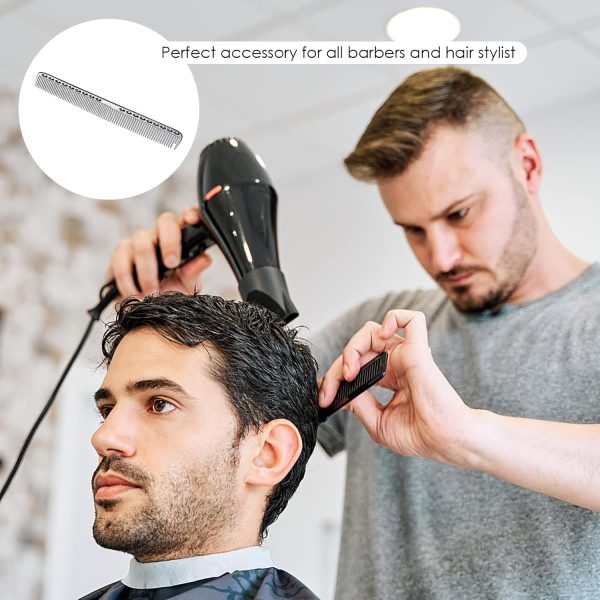 Peekingoose - Aviation Aluminum Metal Cutting Comb Hair Hairdressing Barbers Salon Professional Combs
