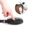 Peekingoose - Pack of 4 Hair Brush Set Anti Static Massage Oval Comb Round Hair Brush Vent Hair Brush Detangling Brush Paddle Brush for Women Men Kid All Wet or Dry Hair's Detangle, Massage, Add Shine, QXDAI-10