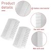 Peekingoose - Metal Hair Comb, 2 Pack Stainless Steel Beard Comb for Men, Mini Portable Travel Combs Anti-Static Dual Action Fine & Wide Teeth Mustache Comb for Men Mini Hair Comb for Wallet Purse Pocket Car