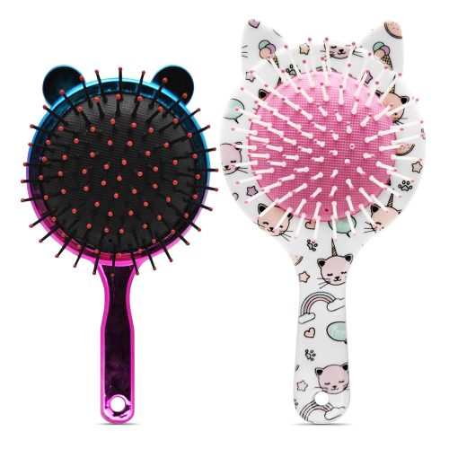 Peekingoose - 2Pcs Detangling Hair Brush for Women - Soft Hair Brushes for Long Hair Short Curly or Straight Wet Dry Hair Comb for Kids - Anti Static Hairbrush Massage Hair Brush Women Flexible Hair Brush