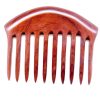 Peekingoose - Detangling Wooden Comb Ten Tooth Hand Carved