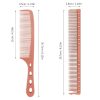 Peekingoose - Hair Styling Comb,2PCS Metal Combs For Hair Women,Space Aluminum Stainless Steel Anti-static Sparse Haircut Comb Beauty Tool (Rose Golden)