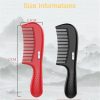 Peekingoose - Dandruff Comb, Energy Massage Comb, Hair Dressing Comb,Healthier Scalp and Better Hair Quality, Removal of Dandruff and Dirt Black