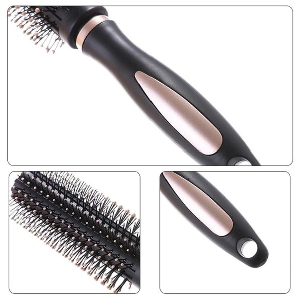Peekingoose - Pack of 4 Hair Brush Set Anti Static Massage Oval Comb Round Hair Brush Vent Hair Brush Detangling Brush Paddle Brush for Women Men Kid All Wet or Dry Hair's Detangle, Massage, Add Shine, QXDAI-10