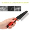 Peekingoose - Stainless Steel Fine Tooth Comb Dandruff Comb, Professional Fine Tooth Hair Comb for Kids and Adults