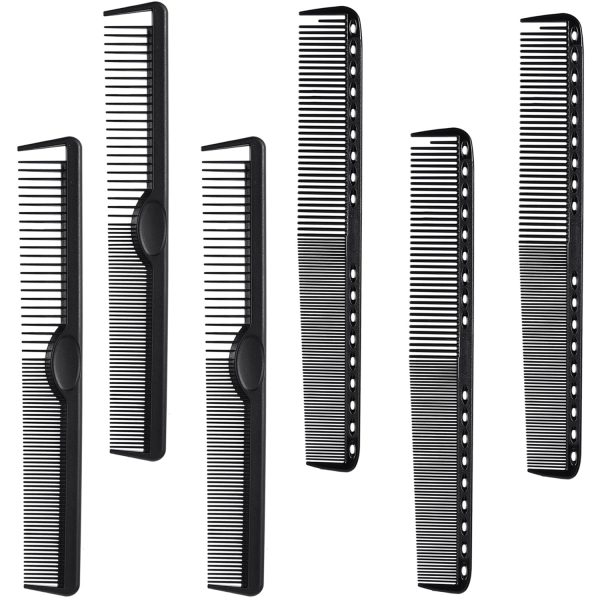 Peekingoose - 4PCS Wide Tooth Comb, Large Hair Detangling Comb Styling Comb, Professional Women Hair Care Handgrip Comb for Curly, Wet, Long Hair (Blue, Pink, White, Black)