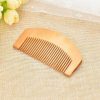 Peekingoose - Peach Wood Wooden Comb Anti-Static Comb Close Tooth Comb 2 PCS