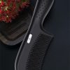 Peekingoose - Dandruff Comb, Energy Massage Comb, Hair Dressing Comb,Healthier Scalp and Better Hair Quality, Removal of Dandruff and Dirt Black