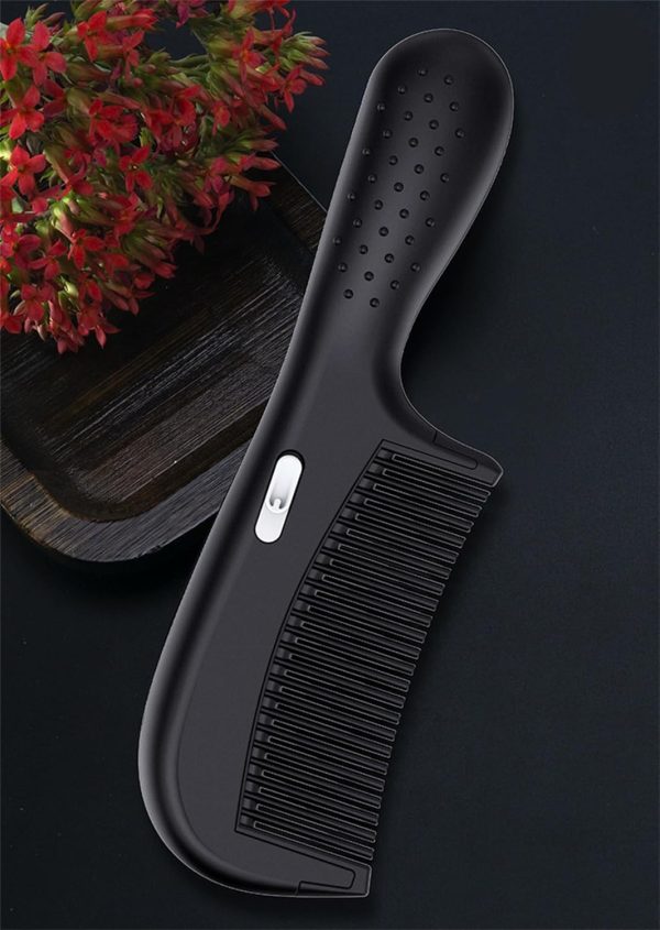 Peekingoose - Dandruff Comb, Energy Massage Comb, Hair Dressing Comb,Healthier Scalp and Better Hair Quality, Removal of Dandruff and Dirt Black