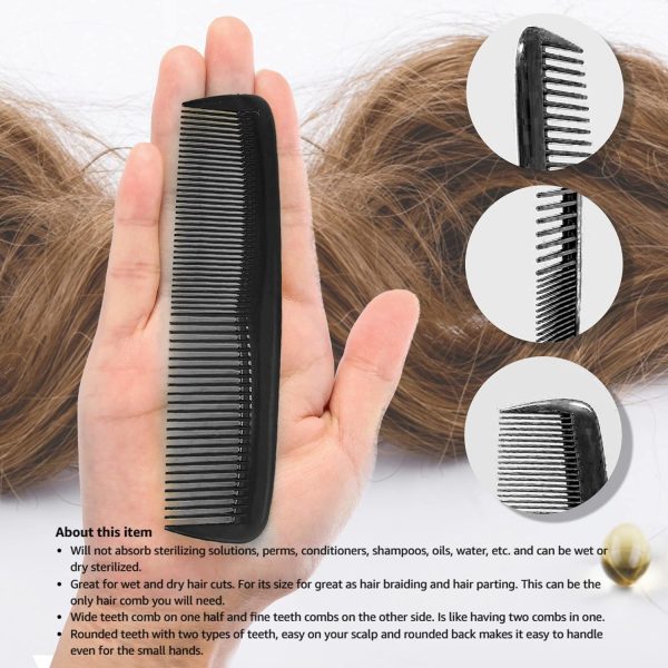 Peekingoose - Hair Care 4-Pack Comb - Not Breakable - mens comb/fine tooth comb